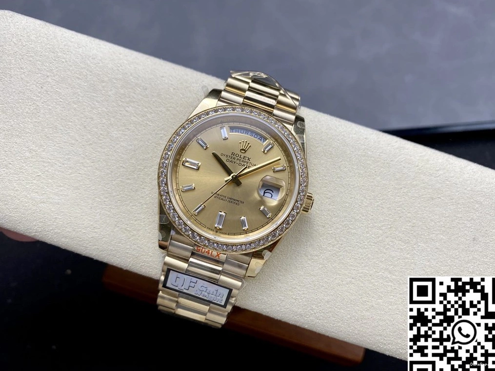 Date Day QF Dial Rolex Factory Gold v5 Tungsten M228348rbr-0002 Steel 1212